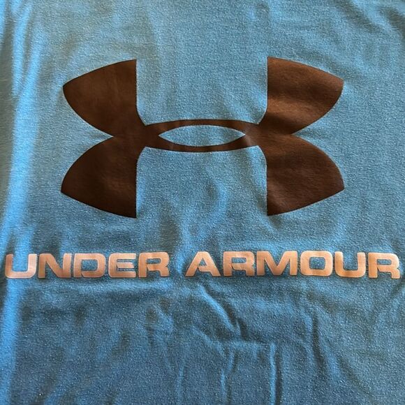 Under Armour Mens Blue Tee - Picture 5 of 6